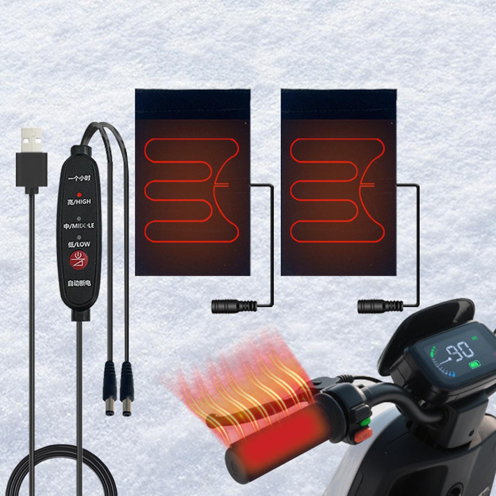 Handlebar Grip Heated - Lenkergriffheizung, 5 V, Lenkerabdeckung, beheizte Griffe,