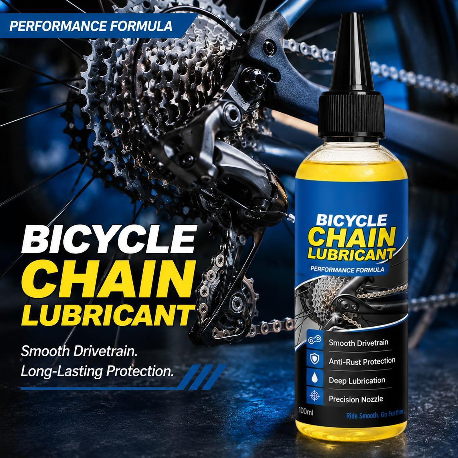 Motorcycle Gear Oil For Chain - Fahrradketten-Schmiermittel 100 ml, langanhaltende Rostschutz-Schmieröl, Kettenöl