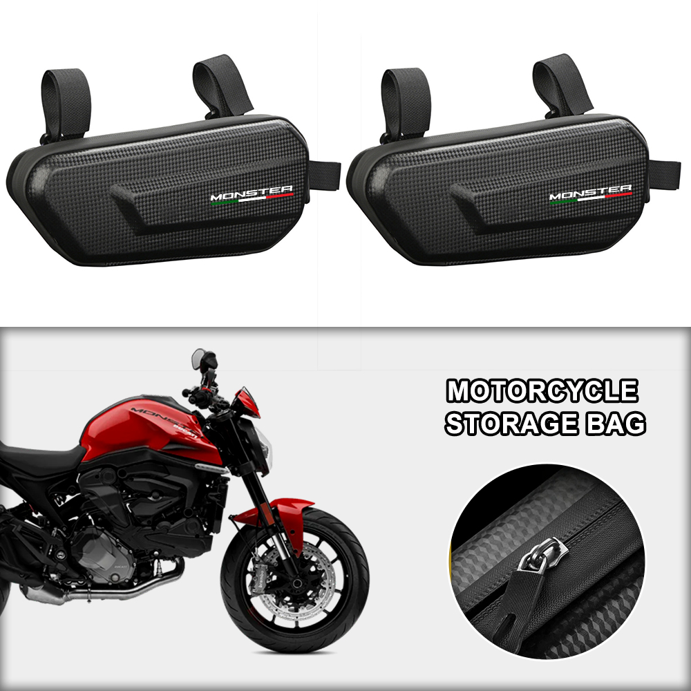 Motorcycle Gear Companies - 360 ° Wasserdichte Schutz-Hartschalen-3L-Motorradtasche für Monster